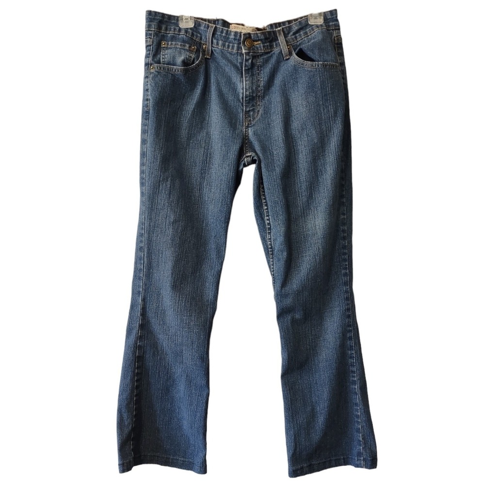 Levi‎ Strauss Signature Misses 12 Long Low Rise Bootcut Jeans 28 Inch Inseam